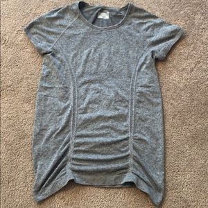 Athleta gray short sleeve shirt. Size large.
